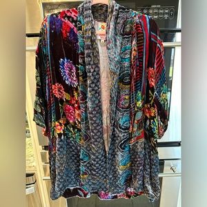 Johnny Was velvet kimono